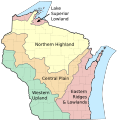 Image 39Wisconsin is divided into five geographic regions. (from Geography of Wisconsin)