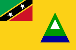 Flag of Nevis, Saint Kitts and Nevis