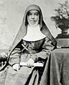 Image 51St Mary Mackillop established an extensive network of schools and is Australia's first canonised saint of the Catholic Church. (from Culture of Australia)