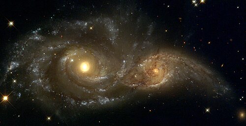 NGC 2207 and IC 2163