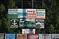 The park's scoreboard, located past the right field fence.