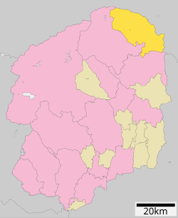 Location of Nasu in Tochigi Prefecture