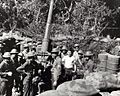 Members of the 200th Coast Artillery during the Philippines Campaign in 1942.