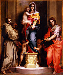 Andrea del Sarto, Madonna harpiyalarla (surət)