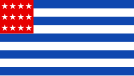 Former flag of the Republic of El Salvador (1869–1873)