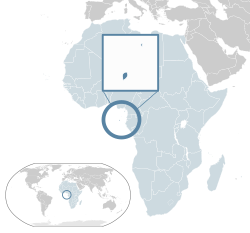 Location of  సావొ టోమె, ప్రిన్సిపె  (dark blue) – in Africa  (light blue & dark grey) – in the African Union  (light blue)