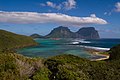 Pogled na planine Mount Lidgbird i Mount Gower s planine Mount Eliza