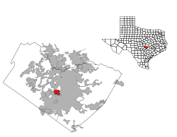 Location of West Lake Hills, Texas