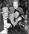 Left to right: Burgess "Penguin" Meredith; Frank "Riddler" Gorshin; Caesar "Joker" Romero