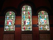 Edward Burne-Jones și William Morris - Trei fereste cu vitralii Nașterea lui Iisus Hristos (1882), Biserica Trinity Church, Boston