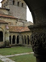 Cloister of the Collegiate church of Santa Juliana (Santillana del Mar).