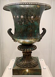 Ancient Greek egg-and-dart on a calyx-krater, c.340 BC, bronze, National Archaeological Museum, Athens