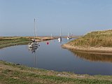 Yachts moored at the mouth of the River Alt