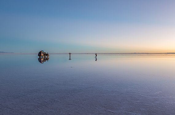 Uyuni salt flat, Bolivia.