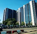 Vista lateral del Central Bank of Nigeria