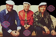 The Rubettes featuring John, Mick & Steve. Left to right: Mick, John, Steve