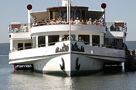 Le Herrsching sur le lac Ammersee en Bavière, Allemagne