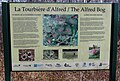 The Alfred Bog trail sign