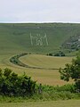 Image 32 Credit: Cupcakekid View of the Long Man of Wilmington in the South Downs More about The Long Man of Wilmington... (from Portal:East Sussex/Selected pictures)