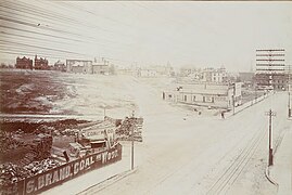 Minnesota Capitol site: Looking East ca.1893