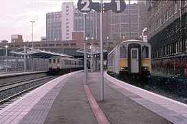 View of platforms in 1995.