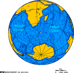 Vela incident is located in 100x100