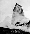 Image 21The lava spine that developed after the 1902 eruption of Mount Pelée (from Types of volcanic eruptions)
