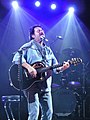 Steve Lukather (Toto) with his guitar