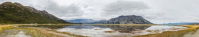 Thumbnail for File:Lago Kluane, Destruction Bay, Yukón, Canadá, 2017-08-25, DD 70-76 PAN.jpg