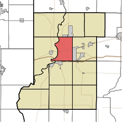 Location in Vigo County