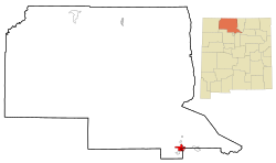 Location of Española, New Mexico