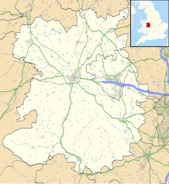 Ironbridge is located in Shropshire