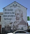 Mural commemorating US President James Buchanan