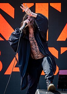 Neil performing with Empire State Bastard at Tons of Rock 2024