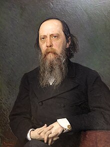 Portrait of Shchedrin by Ivan Kramskoi