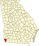 State map highlighting Seminole County