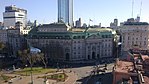 Along Plaza de Mayo, Banco Nación and the headquarters of the Federal Intelligence Agency.