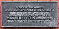 Plaque, Bunsenstraße 1, Berlin-Mitte