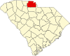 State map highlighting York County