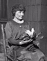 American author, political activist, and lecturer Helen Keller (AB, 1904, Radcliffe College)