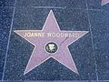 De ster van Joanne Woodward was een van de eerste sterren op de Hollywood Walk of Fame