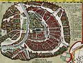 Холандска карта на Москва от средата на XVII в.