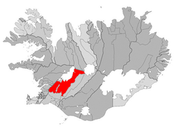 Location of Bláskógabyggð