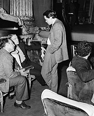 John Houseman and Welles at a rehearsal