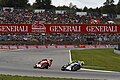 Marc Márquez and Valentino Rossi in Brno, 2014