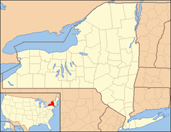 Location of Margaretville within New York