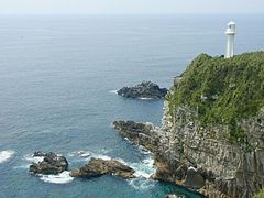 Cape Ashizuri is at the southernmost tip of Shikoku.