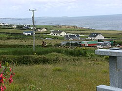 Glengad, overlooking Sruwaddacon Bay.