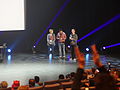 Remise des prix du concours de jeux vidéo.