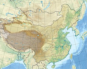 Map showing the location of Zhangjiajie National Forest Park